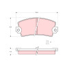Set di 4 pastiglie freno TRW GDB149