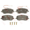Set di 4 pastiglie freno COTEC TRW GDB1503