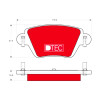 Set di 4 pastiglie freno DTEC COTEC
