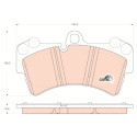 Set di 4 pastiglie freno COTEC TRW GDB1548