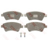 Set di 4 pastiglie freno COTEC TRW GDB1552