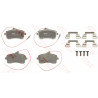 Set di 4 pastiglie freno COTEC TRW GDB1594