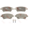 Set di 4 pastiglie freno COTEC TRW GDB1597