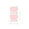 Set di 8 pastiglie freno TRW GDB1599