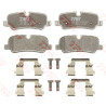 Set di 4 pastiglie freno COTEC TRW GDB1632
