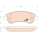Set di 4 pastiglie dei freni COTEC