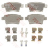 Set di 4 pastiglie freno COTEC TRW GDB1692