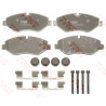 Set di 4 pastiglie freno COTEC TRW GDB1698
