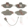 Set di 4 pastiglie dei freni COTEC