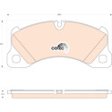 Set di 4 pastiglie dei freni COTEC