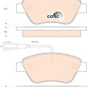 Set di 4 pastiglie freno COTEC TRW GDB1842