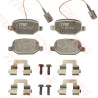 Set di 4 pastiglie dei freni COTEC