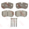 Set di 4 pastiglie freno COTEC TRW GDB1901
