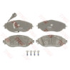 Set di 4 pastiglie freno COTEC TRW GDB1918