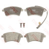 Set di 4 pastiglie freno COTEC TRW GDB1941