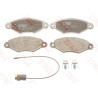 Set di 4 pastiglie freno TRW GDB2024