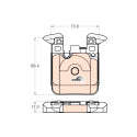 Set di 4 pastiglie freno COTEC TRW GDB2028