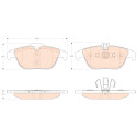 Set di 4 pastiglie freno TRW GDB2051