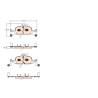 Set di 4 pastiglie freno TRW GDB2126