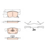 Set di 4 pastiglie freno TRW GDB2139