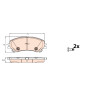 Set di 4 pastiglie freno TRW GDB2152
