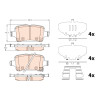 Set di 4 pastiglie freno TRW GDB2184