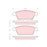 Set di 4 pastiglie freno TRW GDB3108