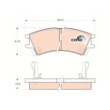 Set di 4 pastiglie freno COTEC TRW GDB3165