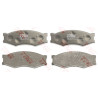Set di 4 pastiglie freno TRW GDB318