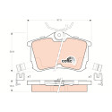 Set di 4 pastiglie freno COTEC TRW GDB3190