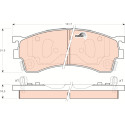 Set di 4 pastiglie dei freni COTEC