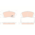 Set di 4 pastiglie dei freni COTEC
