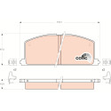 Set di 4 pastiglie dei freni COTEC