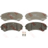 Set di 4 pastiglie dei freni COTEC