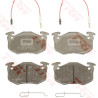 Set di 4 pastiglie freno COTEC TRW GDB328
