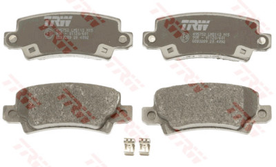 Set di 4 pastiglie freno COTEC TRW GDB3289