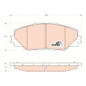 Set di 4 pastiglie freno COTEC TRW GDB3424