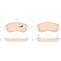 Set di 4 pastiglie freno COTEC TRW GDB3445