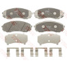Set di 4 pastiglie freno COTEC TRW GDB3448