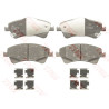 Set di 4 pastiglie dei freni COTEC