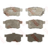 Set di 4 pastiglie freno COTEC TRW GDB3482
