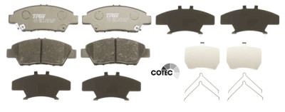 Set di 4 pastiglie freno COTEC TRW GDB3493
