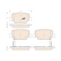 Set di 4 pastiglie dei freni COTEC