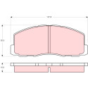 Set di 4 pastiglie dei freni
