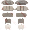 Set di 4 pastiglie freno TRW GDB3615