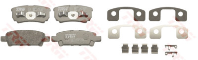 Set di 4 pastiglie freno TRW GDB4143