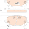 Set di 4 pastiglie dei freni COTEC