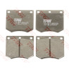 Set di 4 pastiglie freno COTEC TRW GDB660