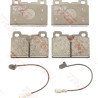 Set di 4 pastiglie freno TRW GDB680