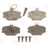 Set di 4 pastiglie freno COTEC TRW GDB833